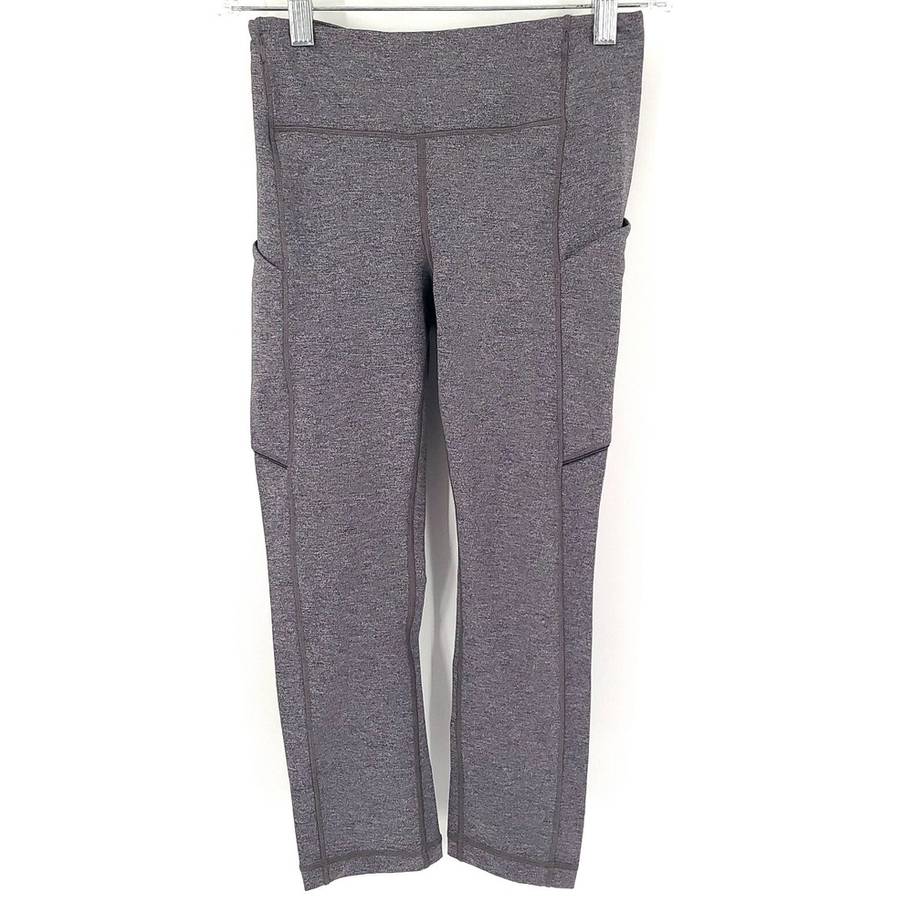 Lululemon Leggings Womens 4 Gray Speed Up Yoga Comfort Stretch